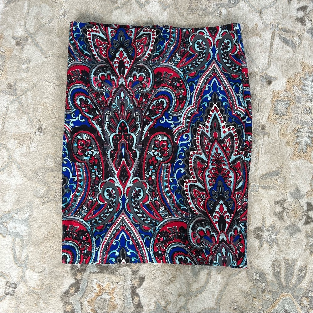 NWT Talbots printed mini skirt